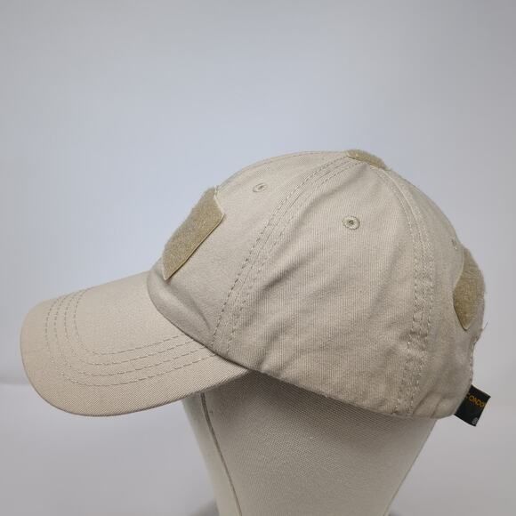 Condor Slideback Baseball Cap Beige One Size Adjustable Vented Holes 6 Panel - Picture 3 of 10